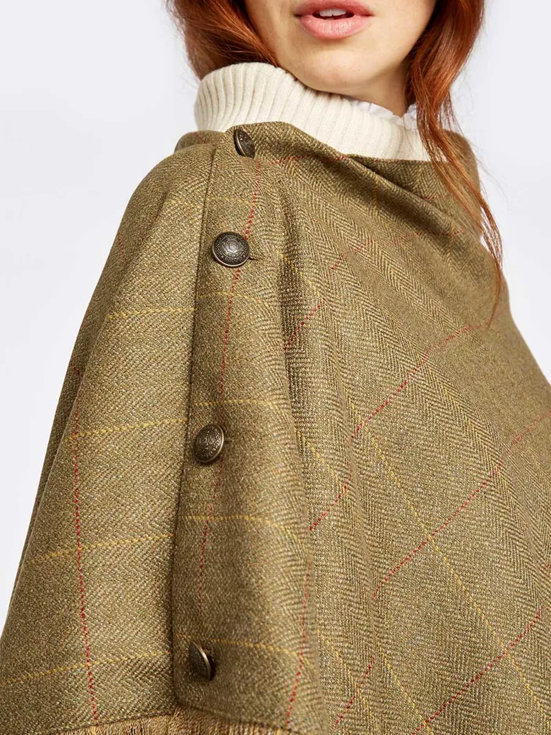Dubarry Hazelwood Poncho Elm-2